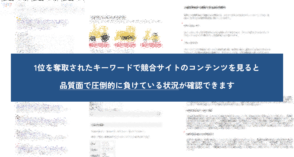 対策キーワード〇〇 去年1位だったが、現在8位