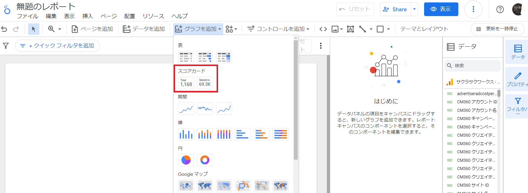 スコアカードの作り方