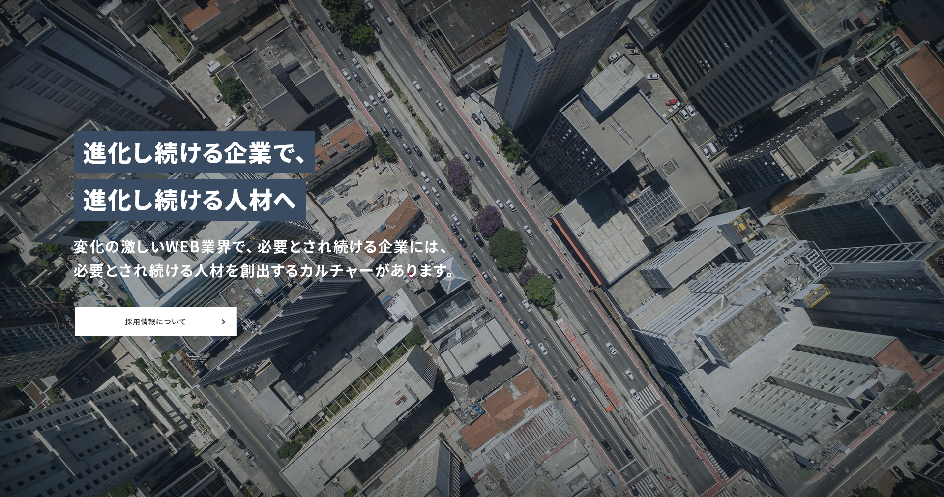 進化し続ける企業で、進化し続ける人材へ